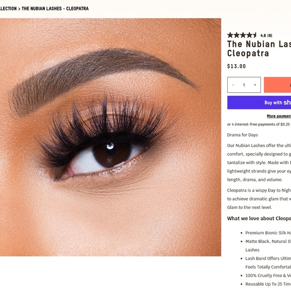 Juvia's Place "Cleopatra" faux lashes - Picture 6 of 6